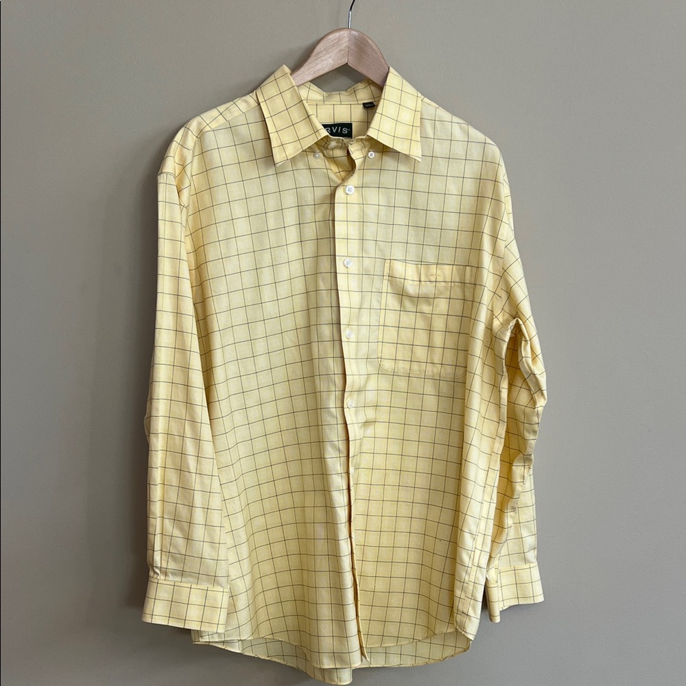 Orvis Signature Collection 100% Cotton Men's Long Sleeve Button Down Shirt